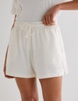 Champion High Waist Jersey Small Script Short, White Ferrari product photo