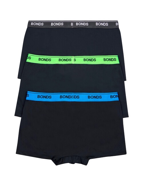 Bonds Guyfront Micro Trunk, 3-Pack, Black, Green, Blue & Nikita product photo View 02 L