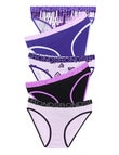 Bonds Multipack Bikini Brief, 5-Pack, Frequency Hearts, 2-16 product photo