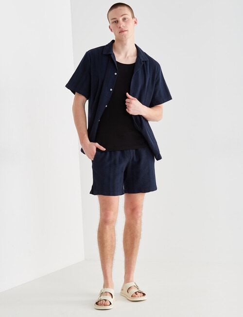 Tarnish Ribbed Singlet, Black product photo View 05 L