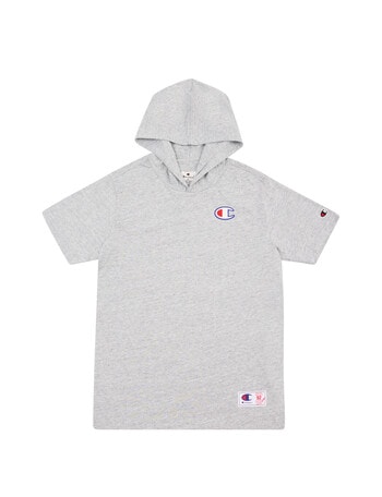 Champion Team USA Hooded Tee, Oxford Heather product photo