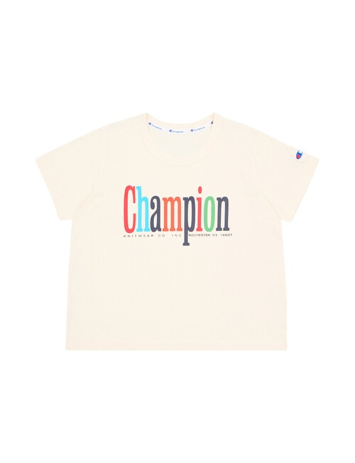 Champion Girls Graphic Tee, White Ferrari product photo