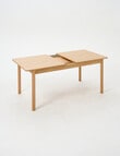 LUCA Furniture Mesa Extendable Dining Table 1.6-2.1m, Natural product photo View 03 S