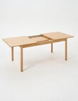 LUCA Furniture Mesa Extendable Dining Table 1.6-2.1m, Natural product photo View 04 S
