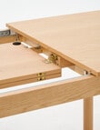 LUCA Furniture Mesa Extendable Dining Table 1.6-2.1m, Natural product photo View 11 S