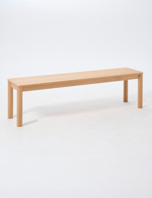 LUCA Furniture Mesa Dining Bench 1.6m, Natural product photo