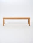 LUCA Furniture Mesa Dining Bench 1.6m, Natural product photo View 02 S