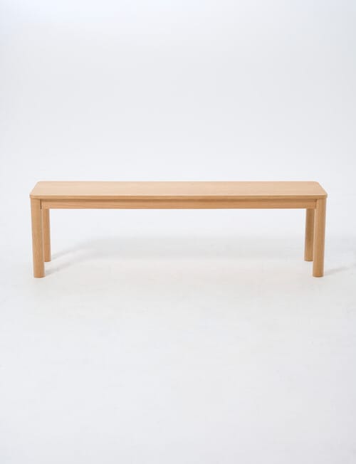 LUCA Furniture Mesa Dining Bench 1.6m, Natural product photo View 02 L