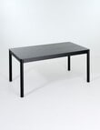 LUCA Furniture Mesa Dining Table 1.6m, Black product photo
