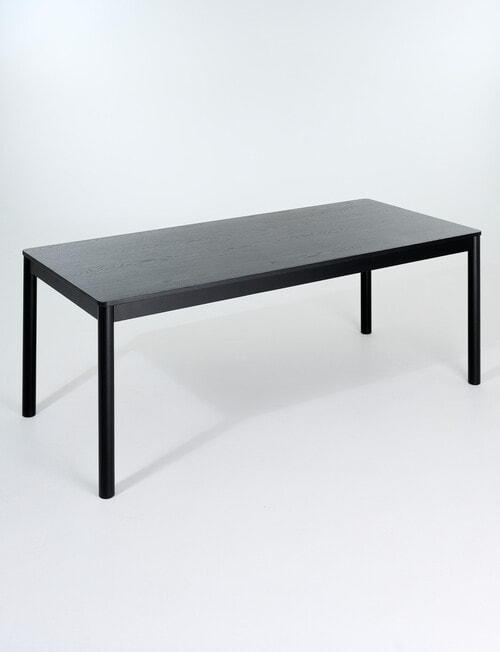 LUCA Furniture Mesa Dining Table 2m, Black product photo