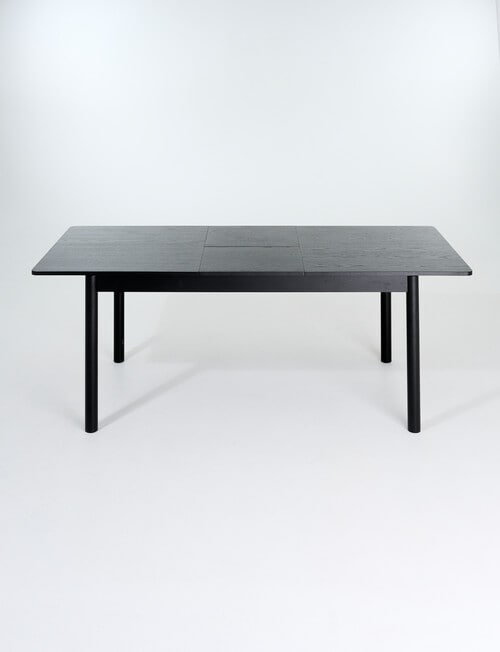 LUCA Furniture Mesa Extendable Dining Table 1.6-2.1m, Black product photo