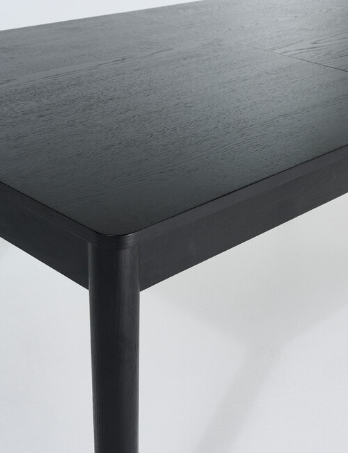 LUCA Furniture Mesa Extendable Dining Table 1.6-2.1m, Black product photo View 03 L