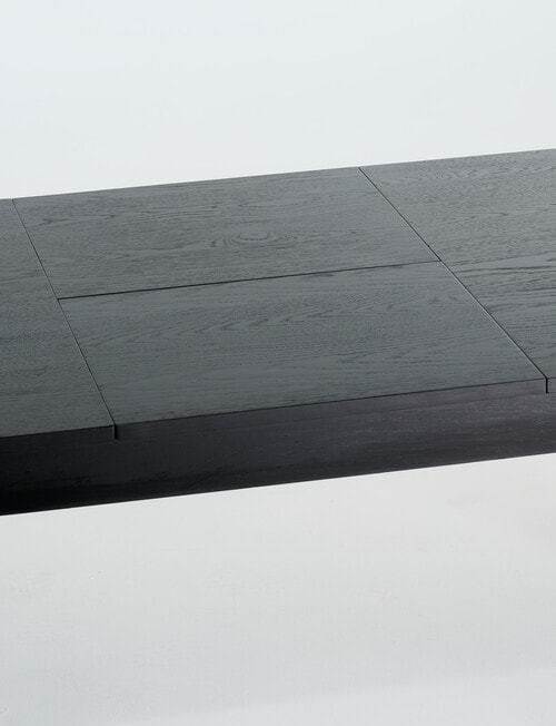 LUCA Furniture Mesa Extendable Dining Table 1.6-2.1m, Black product photo View 06 L