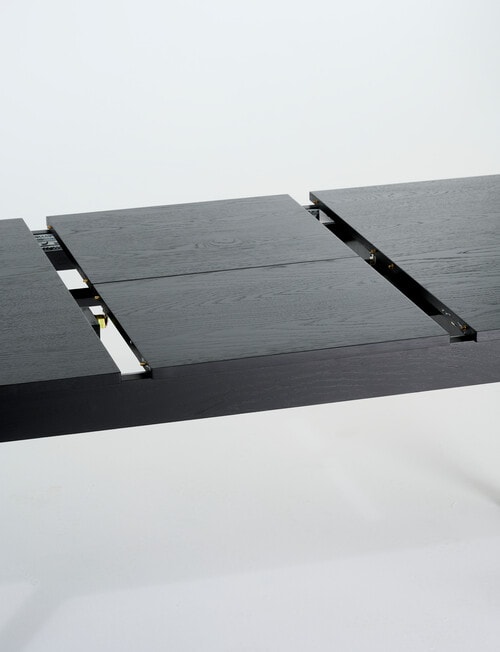 LUCA Furniture Mesa Extendable Dining Table 1.6-2.1m, Black product photo View 07 L