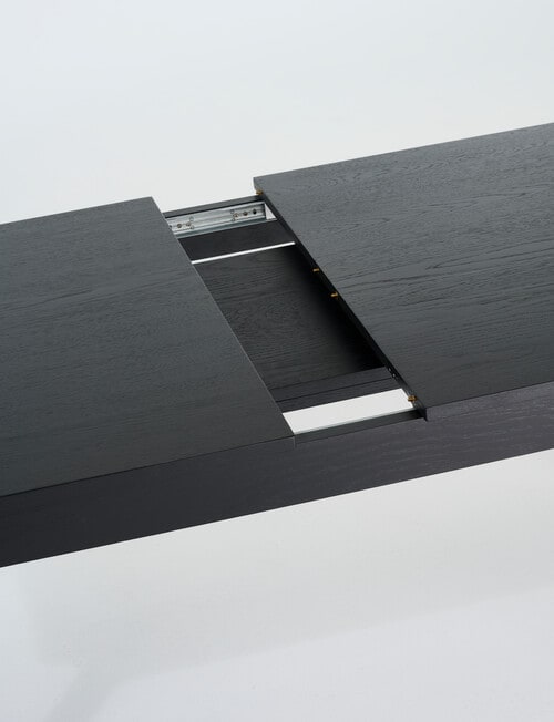 LUCA Furniture Mesa Extendable Dining Table 1.6-2.1m, Black product photo View 08 L