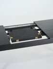 LUCA Furniture Mesa Extendable Dining Table 1.6-2.1m, Black product photo View 09 S