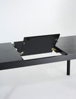 LUCA Furniture Mesa Extendable Dining Table 1.6-2.1m, Black product photo View 10 S