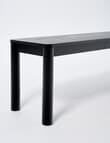 LUCA Furniture Mesa Dining Bench 1.6m, Black product photo View 03 S