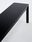 LUCA Furniture Mesa Dining Bench 1.6m, Black product photo View 04 S