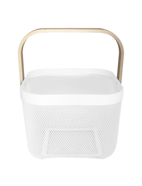 Seymours Storage Square Mesh Basket, White product photo