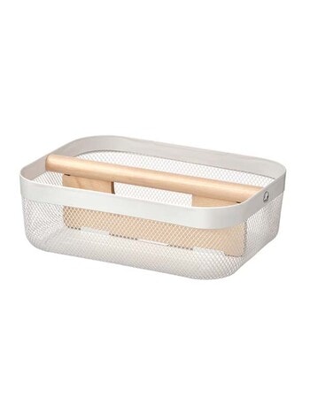 Seymours Storage Mesh Caddy, White product photo
