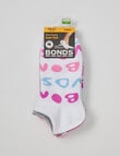 Bonds Low Cut Sock, 4-Pack, Blind Bloom, New Grey Marle product photo View 02 S