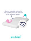 Growbright Airnest Waterproof Cot Mattress Protector product photo View 14 S