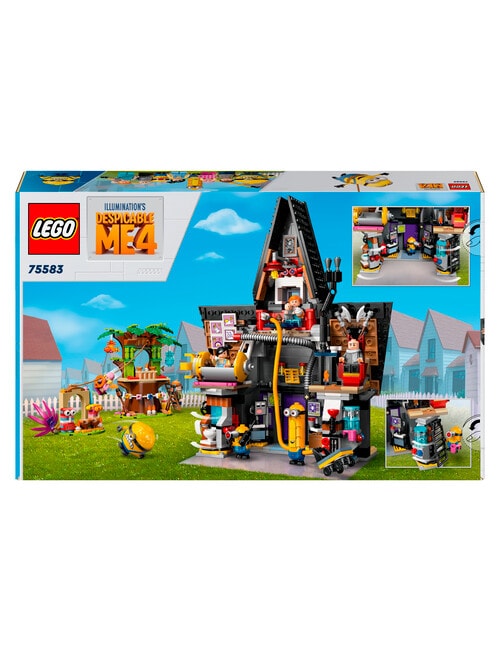 LEGO Minions Minions and Gru's Family Mansion, 75583 product photo View 09 L