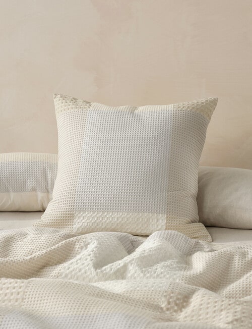 Linen House Baleares Duvet Cover Set, Vanilla product photo View 04 L