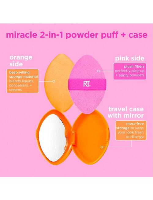 Real Techniques Miracle 2-in-1 Powder Puff & Travel Case product photo View 05 L