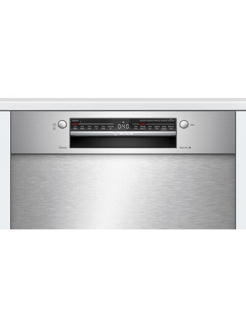 Bosch Series 4 Built Under 60cm Dishwasher, Stainless Steel, SMU4HVS01A product photo View 04 L