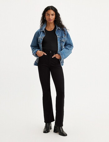 Levis 725 High Rise Bootcut, Night is Black product photo