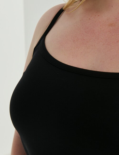 Bodycode Curve Cami Dryknit, Black product photo View 04 L