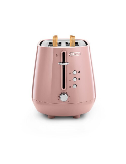 DeLonghi Eclettica 2 Slice Toaster, Playful Pink, CTY2003PK - Toasters