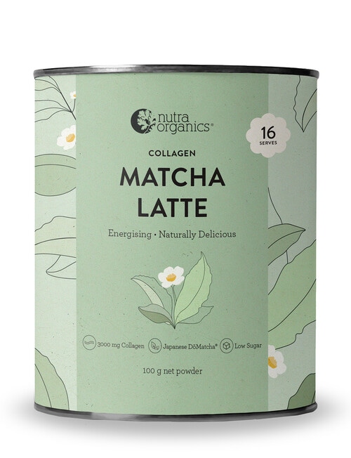 Nutra Organics Collagen Matcha Latte, 100g product photo