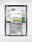 Fisher & Paykel 498L Quad Door Fridge Freezer with Ice & Water, Black Stainless, RF500QNUB1 product photo View 05 S