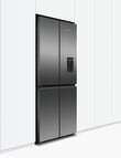 Fisher & Paykel 498L Quad Door Fridge Freezer with Ice & Water, Black Stainless, RF500QNUB1 product photo View 06 S