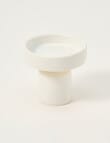 Home Fusion Ceramic Candle Holder, White product photo View 05 S