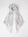 Boston + Bailey Classic Scarf, Pearl Grey product photo