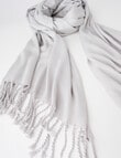Boston + Bailey Classic Scarf, Pearl Grey product photo View 02 S