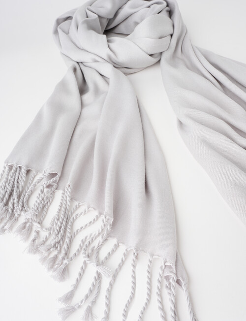 Boston + Bailey Classic Scarf, Pearl Grey product photo View 02 L