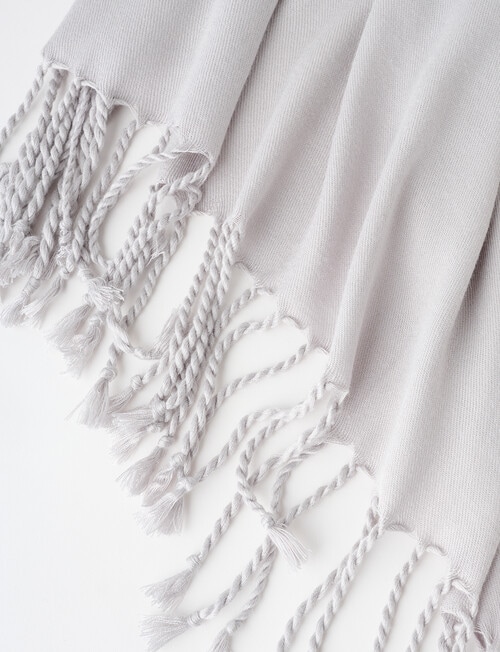 Boston + Bailey Classic Scarf, Pearl Grey product photo View 03 L