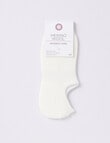 DS Socks Liner Merino Cush Sole Socks, White, 5-11 product photo View 02 S