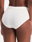 Bonds Retro Rib Hi Hi Brief, White, 8-22 product photo View 03 S