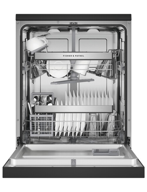 Fisher & Paykel Series 5 Freestanding Dishwasher, Black Stainless Steel, DW60FC2B2 product photo View 03 L