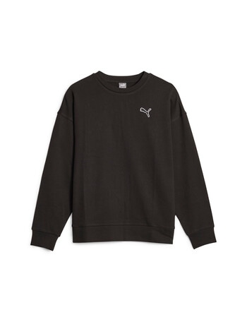 Puma Better Essentials Oversized Crew, Black product photo