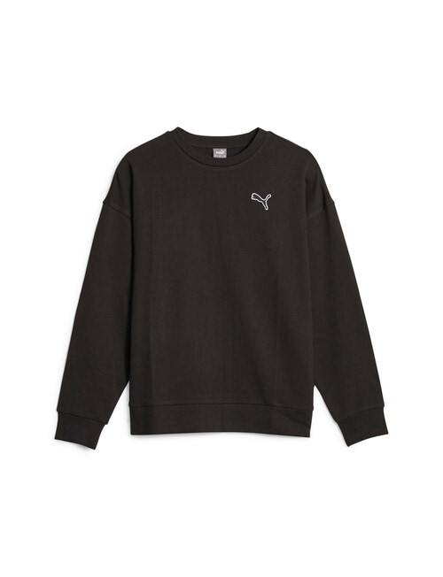 Puma Better Essentials Oversized Crew, Black product photo