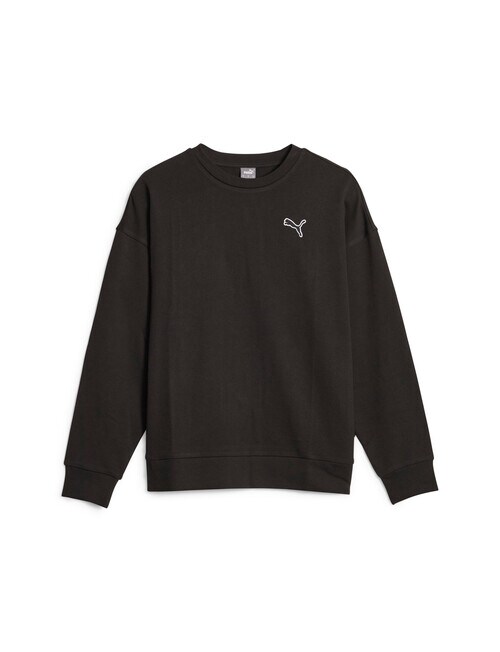 Puma Better Essentials Oversized Crew, Black product photo