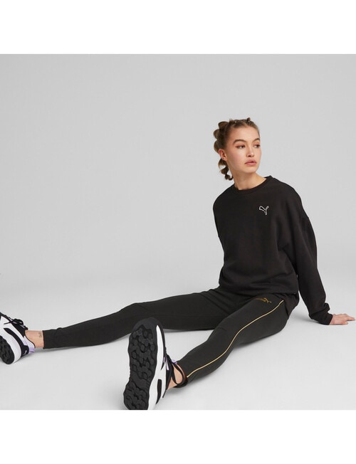 Puma Better Essentials Oversized Crew, Black product photo View 03 L