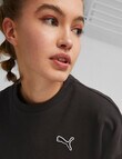 Puma Better Essentials Oversized Crew, Black product photo View 04 S